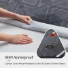 imageBEDLORE King Size Mattress Protector Breathable and Soft 3D air Fabric Noiseless Waterproof Mattress pad Deep Pocket 6quot18quot Depth DirtProof Washable Mattress Cover for Home Bedroom Hotel