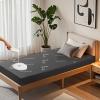 imageBEDLORE Twin Size Mattress Protector Waterproof Mattress Pad Fitted 615 Inch Deep Pocket 3D Air Fabric Soft Double Bed Mattress Cover Noiseless Washable for Bedroom Hotel GrayGray