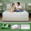 imageBEDLORE Twin XL Mattress Topper Viscose Derived from Bamboo Thick Pillow Top Mattress Pad with Deep Pockets for 615 inches Mattress Soft Mattress Topper College Dorm Size for Back PainDark GrayGreen