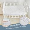imageBEDLORE Waterproof Mattress Protector Crib 2 Pack Soft Mattress Pad Noiseless Machine Washable Mattress Cover Ultimate Protection for Your Babys Crib Toddler Bed 52x28Whiteleaves