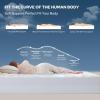 imageBEDLORE King Mattress Topper Viscose Made from Bamboo Soft Pillow Top Mattress Pad Thick Mattress Cover for Back Pain Relief with 618 inches Deep PocketWhite