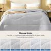 imageBEDLORE Comforters Twin Size Duvet Insert All Season Down Alternative Twin Comforter UltraSoft Quilted Bed Comforter with Corner Tabs Machine Washable Grey 8868 InchesGrey
