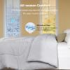 imageBEDLORE Comforters Twin Size Duvet Insert All Season Down Alternative Twin Comforter UltraSoft Quilted Bed Comforter with Corner Tabs Machine Washable Grey 8868 InchesGrey