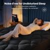 imageBEDLORE Waterproof Queen Mattress Pad Quilted Fitted Mattress Topper with Deep Pocket 618 Breathable amp Noiseless Mattress Protector Bed Cover Padded Machine WashableGray