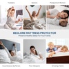 image:imageBEDLORE 2 Pack Waterproof Mattress Protector Queen Size Mattress Pad with Deep Pocket 618 Depth Soft Breathable Bed Mattress Cover for Home Bedroom Hotel Light GrayGrey