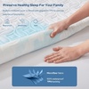 image:imageBEDLORE 2 Pack Waterproof Mattress Protector Queen Size Mattress Pad with Deep Pocket 618 Depth Soft Breathable Bed Mattress Cover for Home Bedroom Hotel Light GrayWhite