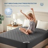image:imageBEDLORE 2 Pack Waterproof Mattress Protector Queen Size Mattress Pad with Deep Pocket 618 Depth Soft Breathable Bed Mattress Cover for Home Bedroom Hotel Light GrayGrey
