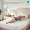 image:imageBEDLORE 2 Pack Waterproof Mattress Protector Queen Size Mattress Pad with Deep Pocket 618 Depth Soft Breathable Bed Mattress Cover for Home Bedroom Hotel Light GrayWhite