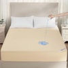 image:imageBEDLORE 2 Pack Waterproof Mattress Protector Queen Size Mattress Pad with Deep Pocket 618 Depth Soft Breathable Bed Mattress Cover for Home Bedroom Hotel Light GrayBeige