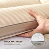 image:imageBEDLORE Full Mattress Topper Thick Pillow Top Pad for Back Pain Relief Soft Mattress Cover with Deep Pockets 615 inchBeige