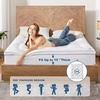image:imageBEDLORE Full Mattress Topper Thick Pillow Top Pad for Back Pain Relief Soft Mattress Cover with Deep Pockets 615 inchWhite