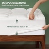 image:imageBEDLORE Queen Mattress Topper Ultra Soft Tencel Blend Pillow Top Mattress Pad for Back Pain Relief 800 GSM Extra Thick and Breathable Cooling Mattress Cover with 618 Inch Deep Pocket WhiteWhite