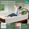 image:imageBEDLORE Queen Mattress Topper Ultra Soft Tencel Blend Pillow Top Mattress Pad for Back Pain Relief 800 GSM Extra Thick and Breathable Cooling Mattress Cover with 618 Inch Deep Pocket WhiteWhite
