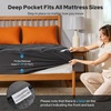 image:imageBEDLORE Waterproof Queen Mattress Pad Breathable Mattress Protector with 618 Inch Deep Pocket Quilted Fitted Mattress Topper Bed Cover Noiseless amp Machine WashableGray
