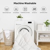 image:imageBEDLORE Waterproof Queen Mattress Pad Breathable Mattress Protector with 618 Inch Deep Pocket Quilted Fitted Mattress Topper Bed Cover Noiseless amp Machine WashableWhite