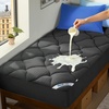 image:imageBEDLORE Waterproof Queen Mattress Pad Breathable Mattress Protector with 618 Inch Deep Pocket Quilted Fitted Mattress Topper Bed Cover Noiseless amp Machine WashableGray