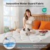 image:imageBEDLORE Waterproof Queen Mattress Pad Breathable Mattress Protector with 618 Inch Deep Pocket Quilted Fitted Mattress Topper Bed Cover Noiseless amp Machine WashableWhite