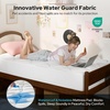 image:imageBEDLORE Waterproof Queen Mattress Pad Breathable Mattress Protector with 618 Inch Deep Pocket Quilted Fitted Mattress Topper Bed Cover Noiseless amp Machine WashableWhite
