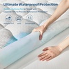 image:imageBEDLORE Waterproof Queen Mattress Pad Breathable Mattress Protector with 618 Inch Deep Pocket Quilted Fitted Mattress Topper Bed Cover Noiseless amp Machine WashableWhite
