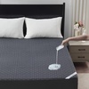 image:imageBEDLORE Queen Size Mattress Protector Waterproof Noiseless Mattress Cover with Stretchable Pockets for 615 inches Mattress Soft Breathable Mattress Pad for College Dorm BeigeDark Grey