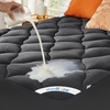 image:imageBEDLORE Waterproof Queen Mattress Pad Breathable Mattress Protector with 618 Inch Deep Pocket Quilted Fitted Mattress Topper Bed Cover Noiseless amp Machine WashableGray