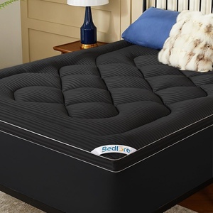 image:imageBEDLORE Full Mattress Topper Thick Pillow Top Pad for Back Pain Relief Soft Mattress Cover with Deep Pockets 615 inchBlack