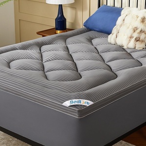 image:imageBEDLORE Full Mattress Topper Thick Pillow Top Pad for Back Pain Relief Soft Mattress Cover with Deep Pockets 615 inchGray
