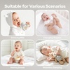 image:imageBEDLORE Baby Crib Mattress Protector 2Pack Waterproof Blue 52x28Blue