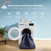 image:imageBEDLORE Baby Crib Mattress Protector 2Pack Waterproof Blue 52x28Navy Blue