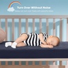 image:imageBEDLORE Baby Crib Mattress Protector 2Pack Waterproof Blue 52x28Navy Blue
