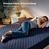 image:imageBEDLORE 2 Pack Waterproof Mattress Protector Twin Size Mattress Pad  Deep Pocket Fitted for 615 Soft Breathable DirtProof Single Bed Mattress Cover Washable for Bedroom Dorm RoomBeigeNavy Blue