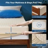 image:imageBEDLORE 2 Pack Waterproof Mattress Protector Twin Size Mattress Pad  Deep Pocket Fitted for 615 Soft Breathable DirtProof Single Bed Mattress Cover Washable for Bedroom Dorm RoomBeigeBeige
