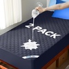 image:imageBEDLORE 2 Pack Waterproof Mattress Protector Twin Size Mattress Pad  Deep Pocket Fitted for 615 Soft Breathable DirtProof Single Bed Mattress Cover Washable for Bedroom Dorm RoomBeigeNavy Blue