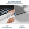 image:imageBEDLORE 2 Pack Waterproof Mattress Protector Twin Size Mattress Pad  Deep Pocket Fitted for 615 Soft Breathable DirtProof Single Bed Mattress Cover Washable for Bedroom Dorm RoomBeigeBlack