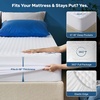 image:imageBEDLORE 2 Pack Waterproof Mattress Protector Twin Size Mattress Pad  Deep Pocket Fitted for 615 Soft Breathable DirtProof Single Bed Mattress Cover Washable for Bedroom Dorm RoomBeigeWhite