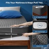 image:imageBEDLORE 2 Pack Waterproof Mattress Protector Twin Size Mattress Pad  Deep Pocket Fitted for 615 Soft Breathable DirtProof Single Bed Mattress Cover Washable for Bedroom Dorm RoomBeigeGray
