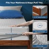 image:imageBEDLORE 2 Pack Waterproof Mattress Protector Twin Size Mattress Pad  Deep Pocket Fitted for 615 Soft Breathable DirtProof Single Bed Mattress Cover Washable for Bedroom Dorm RoomBeigeLight Gray