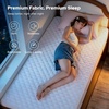 image:imageBEDLORE Waterproof Twin XL Mattress Protector Deep Pocket College Dorm  Soft Noiseless Breathable Bed Mattress Cover Pad Fits 615 Inch Deep Mattresses Ideal for Home Bedroom Hotel BeigeWhite
