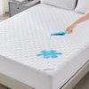 image:imageBEDLORE Waterproof Twin XL Mattress Protector Deep Pocket College Dorm  Soft Noiseless Breathable Bed Mattress Cover Pad Fits 615 Inch Deep Mattresses Ideal for Home Bedroom Hotel BeigeWhite