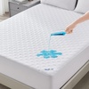 image:imageBEDLORE Waterproof Twin XL Mattress Protector Deep Pocket College Dorm  Soft Noiseless Breathable Bed Mattress Cover Pad Fits 615 Inch Deep Mattresses Ideal for Home Bedroom Hotel BeigeWhite