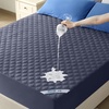 image:imageBEDLORE Waterproof Twin XL Mattress Protector Deep Pocket College Dorm  Soft Noiseless Breathable Bed Mattress Cover Pad Fits 615 Inch Deep Mattresses Ideal for Home Bedroom Hotel BeigeNavy Blue