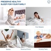 image:imageBEDLORE Waterproof Twin XL Mattress Protector Deep Pocket College Dorm  Soft Noiseless Breathable Bed Mattress Cover Pad Fits 615 Inch Deep Mattresses Ideal for Home Bedroom Hotel BeigeNavy Blue
