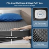 image:imageBEDLORE Waterproof Twin XL Mattress Protector Deep Pocket College Dorm  Soft Noiseless Breathable Bed Mattress Cover Pad Fits 615 Inch Deep Mattresses Ideal for Home Bedroom Hotel BeigeGray