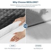 image:imageBEDLORE Waterproof Twin XL Mattress Protector Deep Pocket College Dorm  Soft Noiseless Breathable Bed Mattress Cover Pad Fits 615 Inch Deep Mattresses Ideal for Home Bedroom Hotel BeigeGray