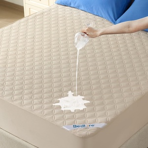 image:imageBEDLORE Waterproof Twin XL Mattress Protector Deep Pocket College Dorm  Soft Noiseless Breathable Bed Mattress Cover Pad Fits 615 Inch Deep Mattresses Ideal for Home Bedroom Hotel BeigeBeige
