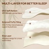 image:imageBEDLORE King Mattress Pad Cover Cooling Bamboo Viscose Mattress TopperCream