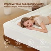 image:imageBEDLORE King Mattress Pad Cover Cooling Bamboo Viscose Mattress TopperCream
