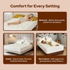 image:imageBEDLORE King Mattress Pad Cover Cooling Bamboo Viscose Mattress TopperCream