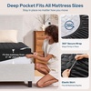 image:imageBEDLORE Queen Waterproof Mattress Protector Soft amp Breathable Mattress PadGray