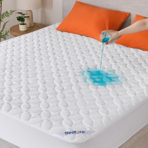 image:imageBEDLORE Queen Waterproof Mattress Protector Soft amp Breathable Mattress PadWhite